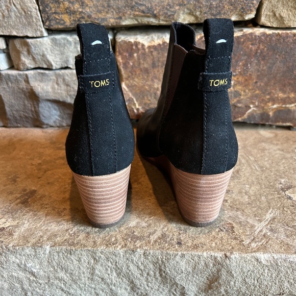Toms leather wedge booties - Picture 5 of 7